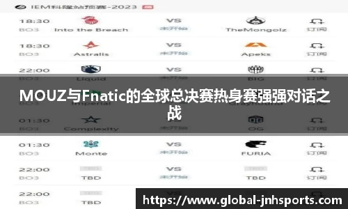 MOUZ与Fnatic的全球总决赛热身赛强强对话之战